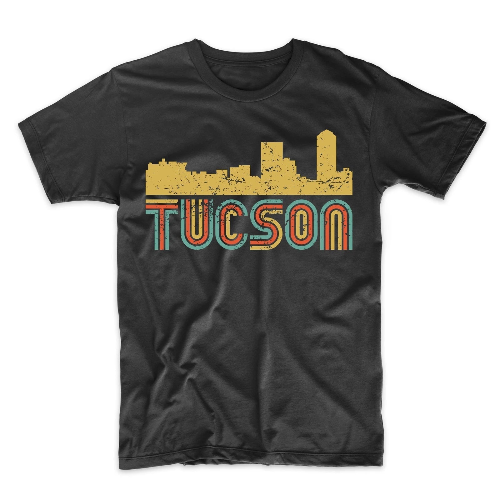 Men's Tucson Shirt - Retro Vintage Style Tucson Arizona Skyline T-Shirt
