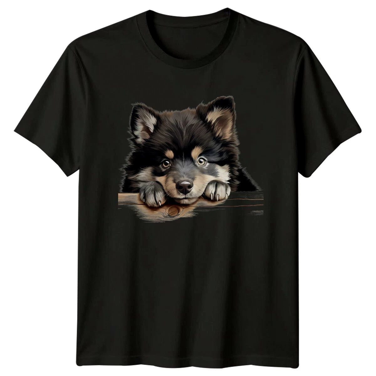 Cute Finnish Lapphund Dog Breed Lover Pet Animal T-Shirt