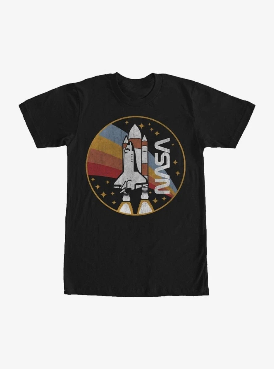 Vintage NASA Space Shuttle Retro Galaxy Graphic T Shirt
