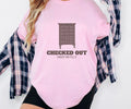 Book Lover Shirt - Checked out Indefinitely Comfort Colors Unisex Tee