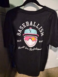 Built for Ballplayers Yuvi Branded T-Shirt Black Men XL Baseballism (never worn)