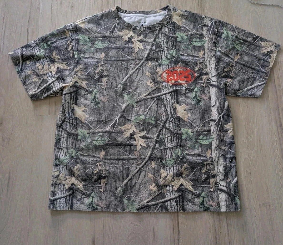 Stagecoach 2025 Country Music Festival Camo Logo Tee Men's L Image 1 of 4