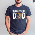 Custom Dog Dad Shirt  Custom Pet Photo Shirt Dog Dad Gift Personalized Dog Name