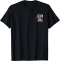ER RN Nurse Heartbeat Medical Pocket Design Healthcare Gift T-Shirt