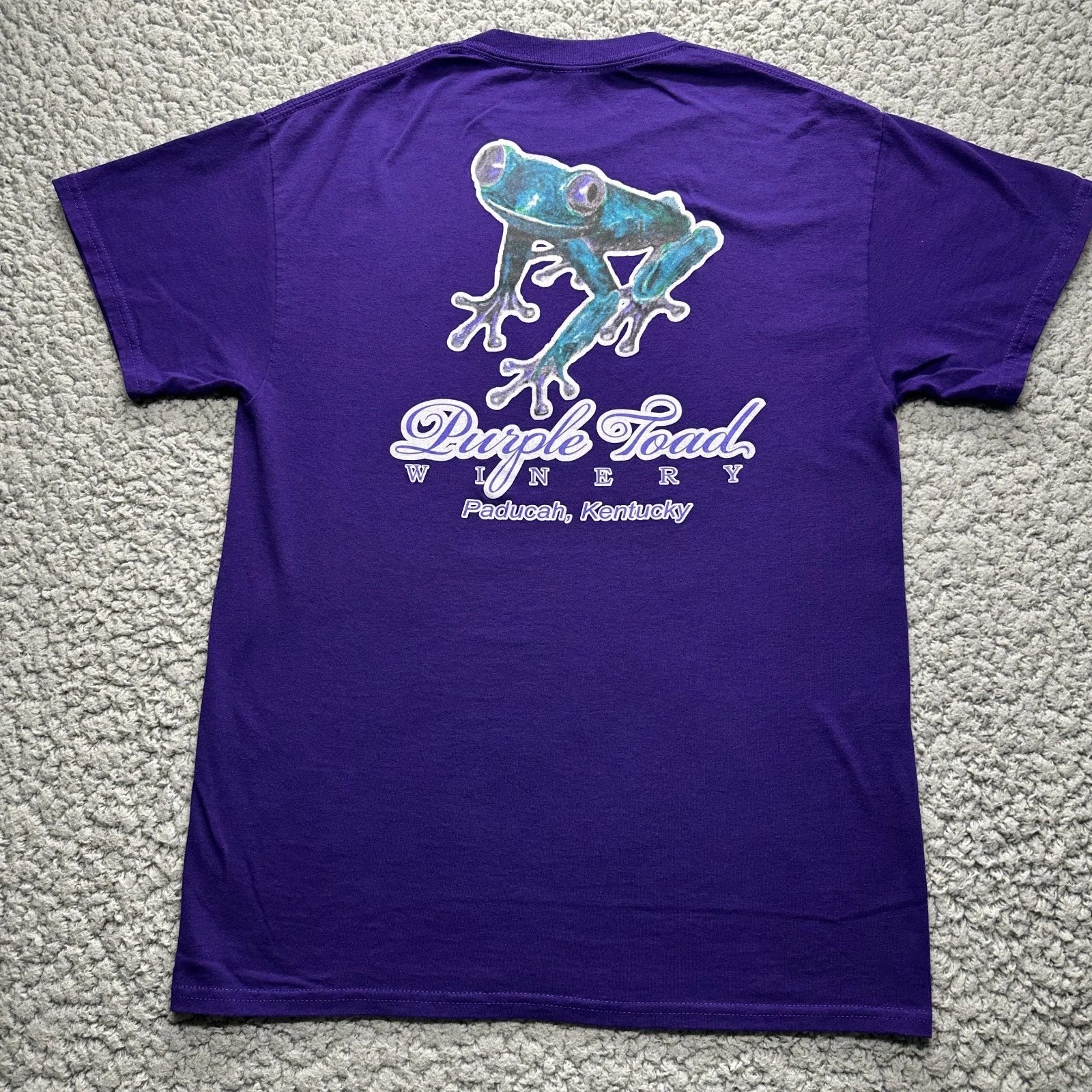 Purple Toad Winery Short Sleeve T Shirt Paducah Kentucky Medium Purple