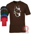 German shepherd t-shirt canine dog doggo good boy tee