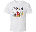 Animated Cartoon Dogs Friends Parody Mashup Fan T Shirt