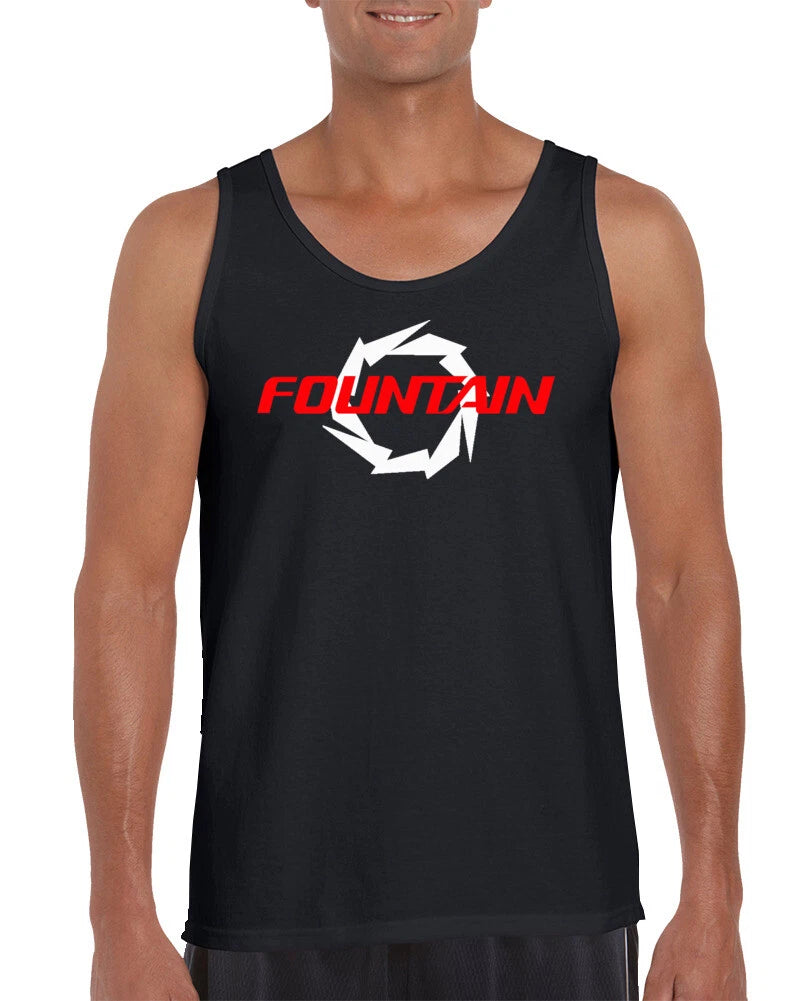 Fountain Power Boats Speed Performance Logo Tank Top