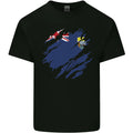 Torn Flag Saint Helena Mens Cotton T-Shirt Tee Top