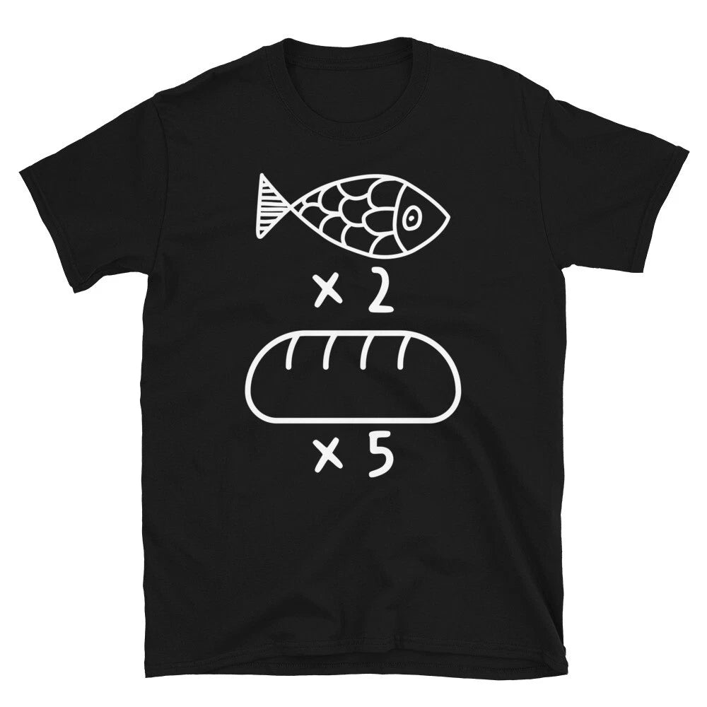 2 Fish 5 Loaves shirt, Unisex shirt, Feeding 5,000 Shirt, Fish and Loaves shirt