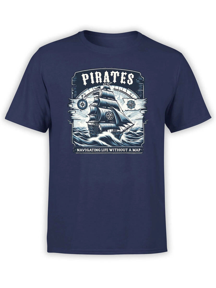 FANTUCCI Pirates T-Shirt Collection | Chartless Mariner T-Shirt | Unisex