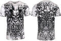 Xtreme Couture Affliction Men's T-Shirt OFFERING Skull White Tattoo Biker L-5XL