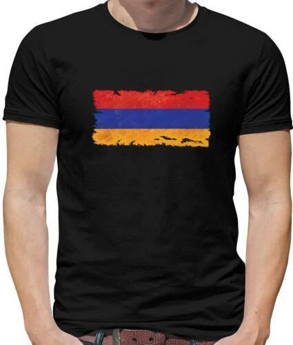 Armenia Flag Grunge T-Shirt - Yerevan - Asia - Flags - Country - Gift