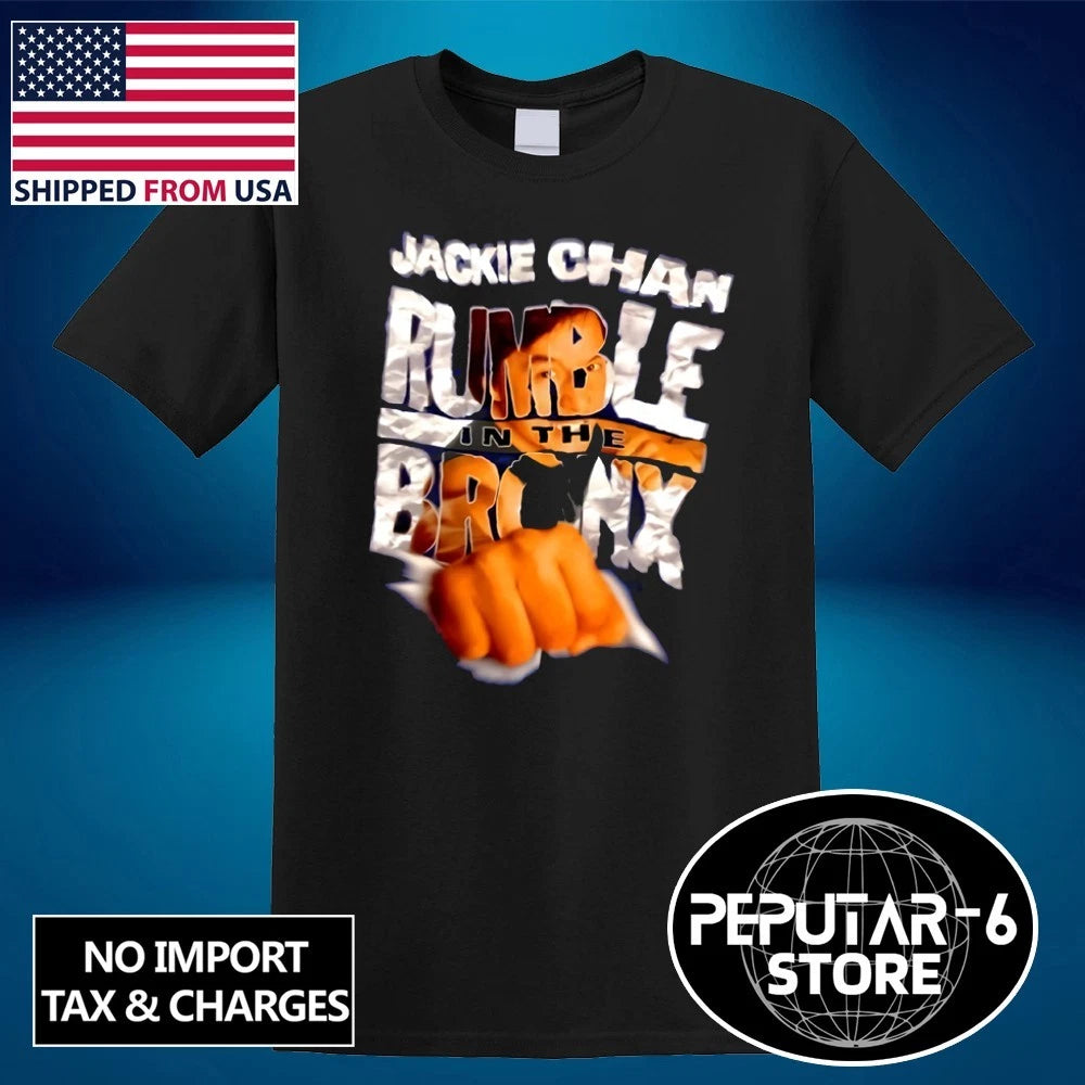 Rumble in The Bronx Jackie Chan Men's Black Size S-5XL