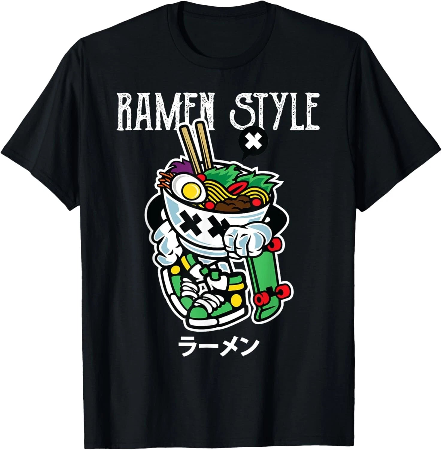Japanese Ramen Shirt Ramen Style Skater Graffiti Gift Unisex T-Shirt