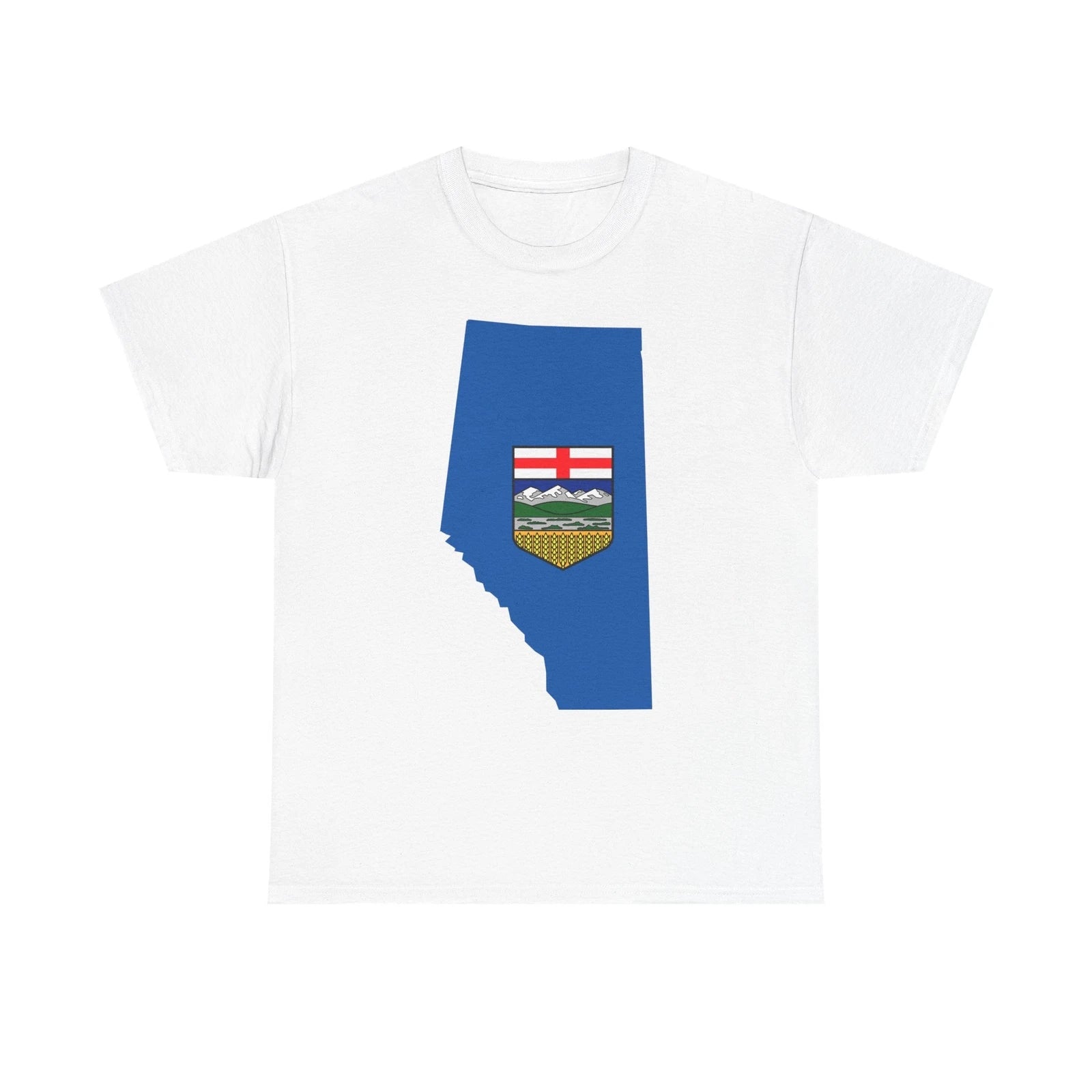 Flag-map of Alberta (Canada) T-Shirt