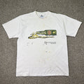 Vintage Dos Equis Beer Shirt Large Graphic Tee Thrashed Essentials