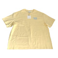 Calvin Klein Jeans Mens XL Short-Sleeve T-Shirt Yellow Embroidered Logo Cotton