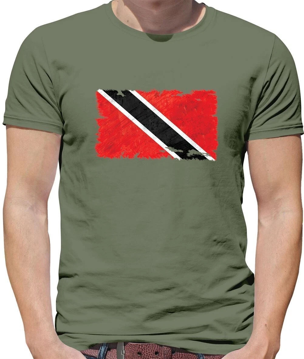 Trinidad And Tobago Grunge Flag Style - T-Shirt - Port D Spain Caribbean