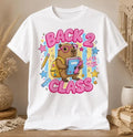 Back to School Capybara Shirt Cute Teacher Student First Day Graphic Tee