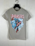 The Avengers Shirt Men's Small Gray Graphic Crew Neck Short Sleeve Pullover