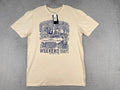 Chicago Street Race Shirt Adult Large Ivory Blueprint Style Nascar 2024 Cotton