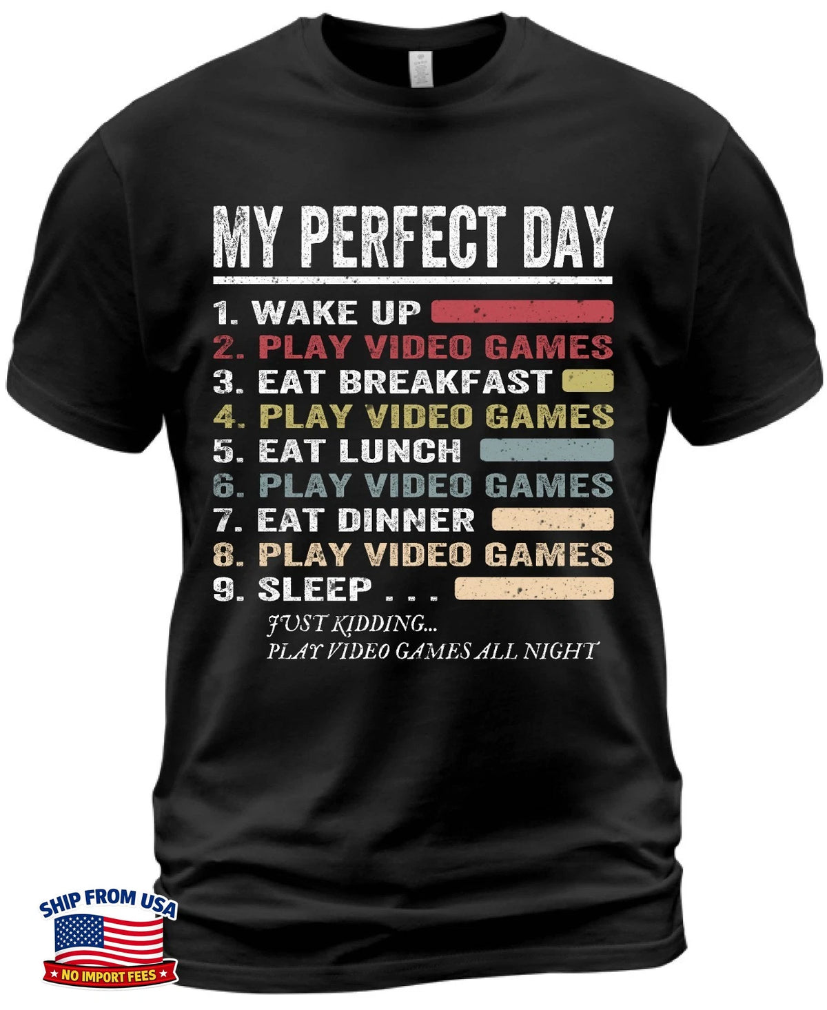 Funny Gesign Gaming Apparel - Humorous Video Gamer Schedule Gift Unisex T-Shirt