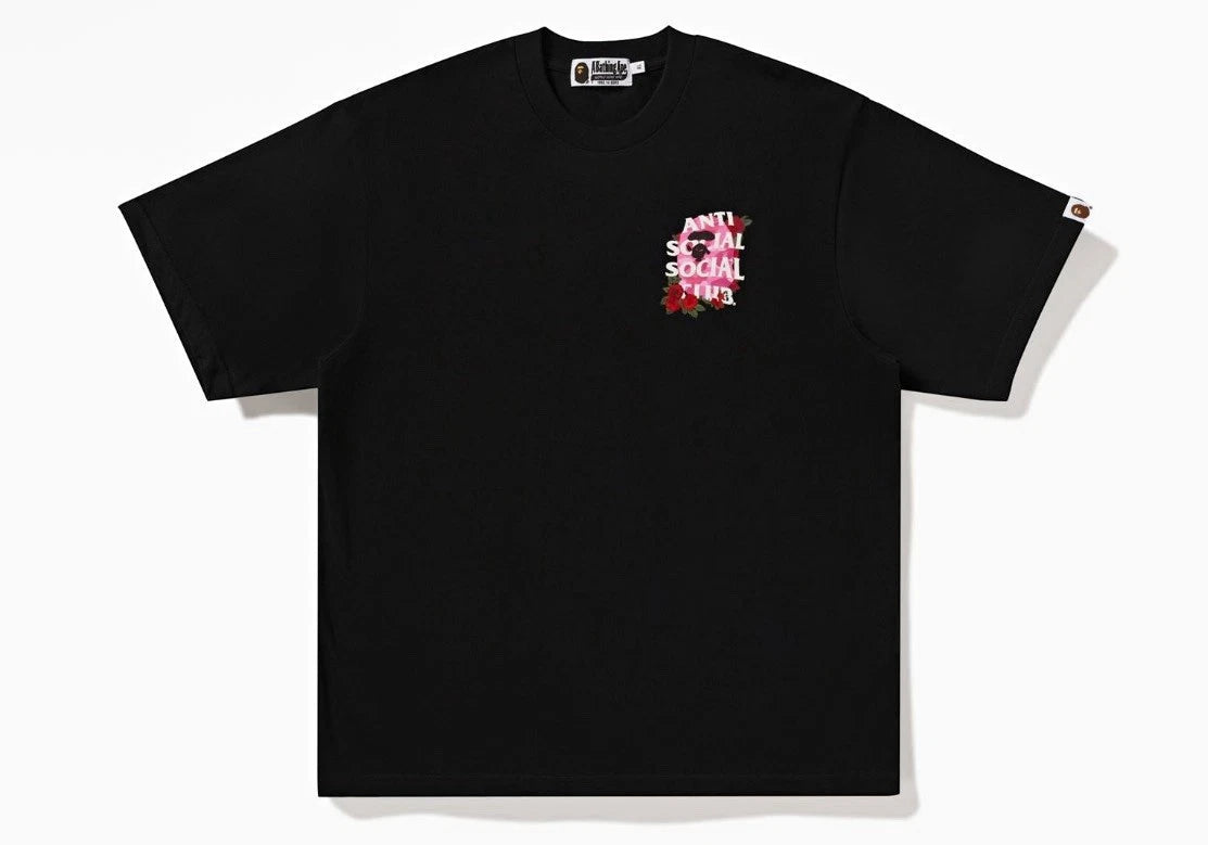 BAPE x Anti Social Social Club ASSC Tee #3 Black T-Shirt Size M NEW