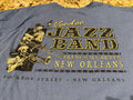 Vintage New Orleans Voodo Jazz Mens T-Shirt with Trumpet and Trombone Mens Large