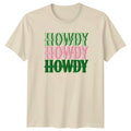 Howdy Howdy Howdy Womens T-Shirt Cowgirl Aesthetic Rodeo