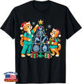 Funny Christmas Cat Santa Radiology CT MRI Tech T-Shirt D8 Image 1 of 4