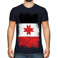 Oudmourtie grunge flag men's t-shirt jersey