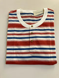 L L Bean Shirt Men's Short Sleeve Size XL Signature Striped Cotton NEW