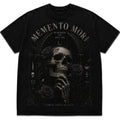 Skull Rose Dark Academia Tee Vintage Graphic Shirt Memento Mori Gothic