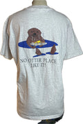 Monterey First Awakenings Otter Tshirt Grey Size Large Made In USA