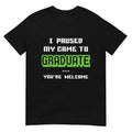 Funny 2025 Gamer Graduate Graduation T-Shirt