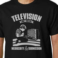 Mediocrity Race Only Television & Presentation T-Shirt Motto Phrase Funny Banksy