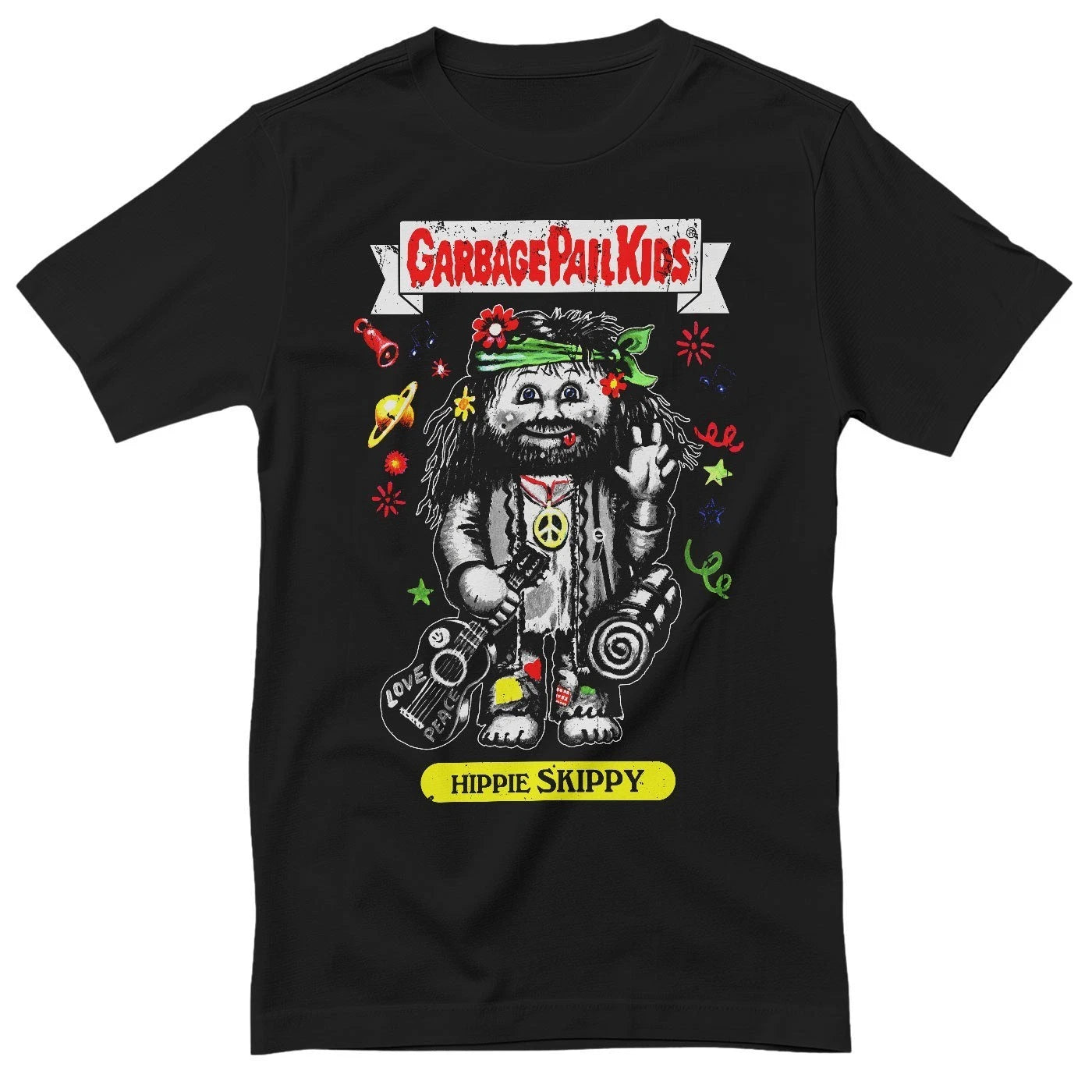 T-Shirt Pour Homme Hippie Skippy Officiellement Licencié Garbage Pail Kids