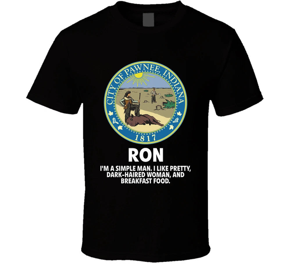 Ron I'm A Simple Man Parks And Recreation Group Halloween Costume T Shirt