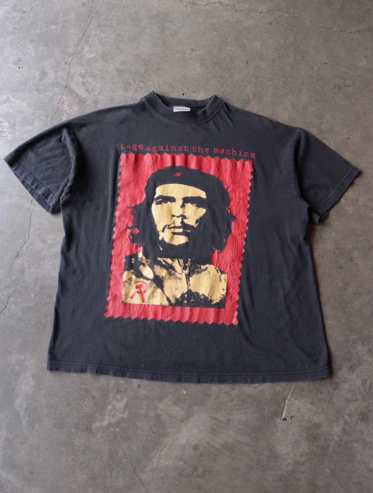1990S RAGE AGAINST THE MACHINE CHE EURO BOOTLEG BAND TEE S-5XL