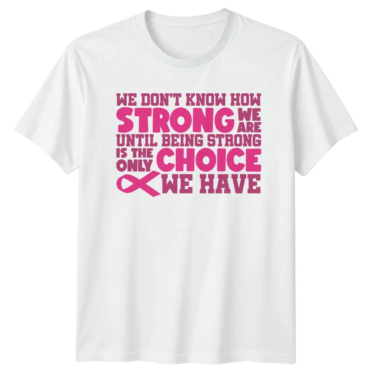 Abstract Pink Wavy Minimalist Abstract Men Womens Graphic Tee