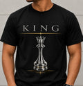 Chess King Piece Graphic T -Shirt Luxury Streetwear Tee