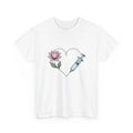 Hypodermic Flower Heart Shirt Nurse Therapy  Old School Tee  Sizes S-5XL