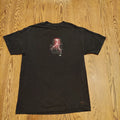 Anti Social Social Club T-Shirt Lightning Graphic Black Size M  (Stained)