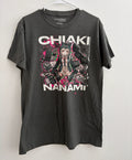 Dangan Ronpa Chiaki Nanami Anime Manga Unisex Large Gray Gamer T-Shirt