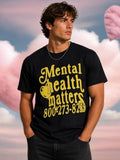 New Mental health matters graphic tee Adult Men Women M