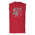 Merry and Bright Cute Christmas Muscle Shirt Jolly Santa Clause Xmas Men's