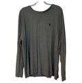 U. S. Polo Assn. T-shirt Gray Long Sleeve Cotton Viscose Minimalist Size 2XL