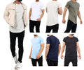 Men t shirts crew neck Plain short sleeve tee shirt summer Cotton T-Shirts Top
