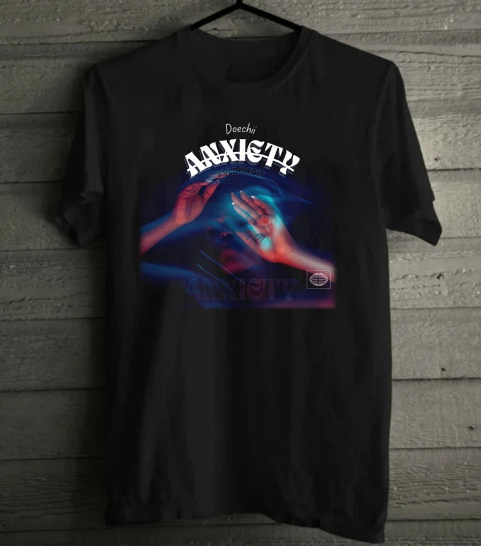 Anxiety Doechii T-shirt S-234XL Unisex Cotton Black